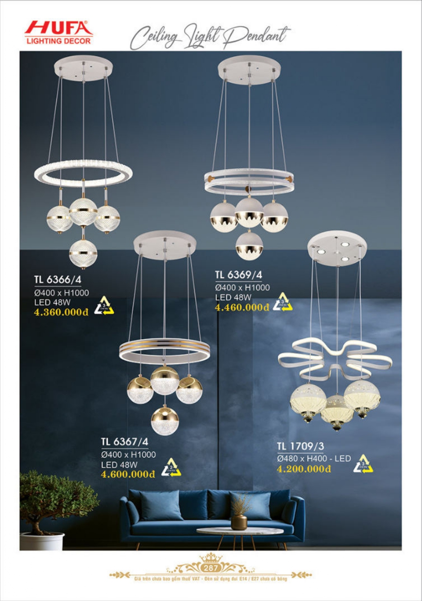 Bảng giá đèn trang trí HUFA